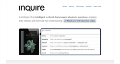 Desktop Screenshot of inquireproject.com