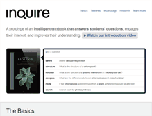 Tablet Screenshot of inquireproject.com